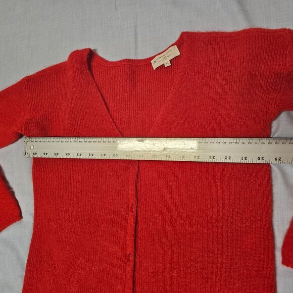 La Maille Sezane V Neck Button Up Cardigan Sweater Women Size XS Mohair Alpaca - Picture 9 of 11